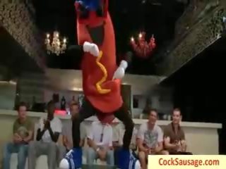 Fantastic homosexual cârnat petrecere de cocksausage